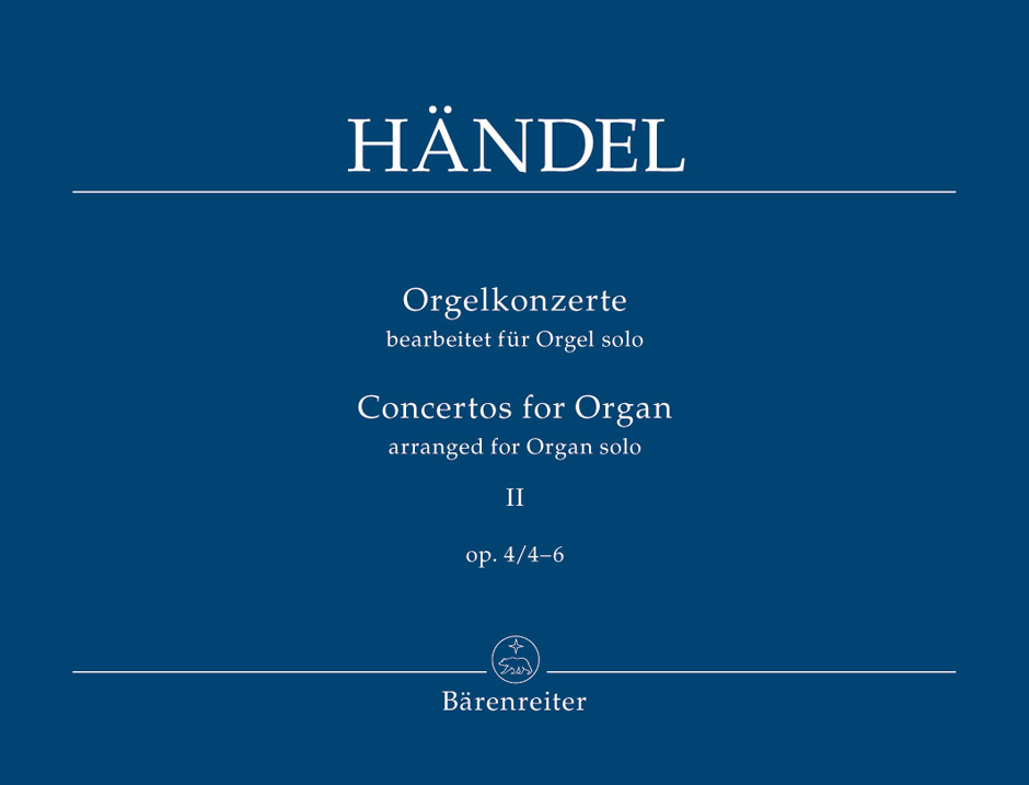 Cover: 9790006415090 | Orgelkonzerte - Concertos for Organ 2 Op.4 (4-6) | Händel | Buch