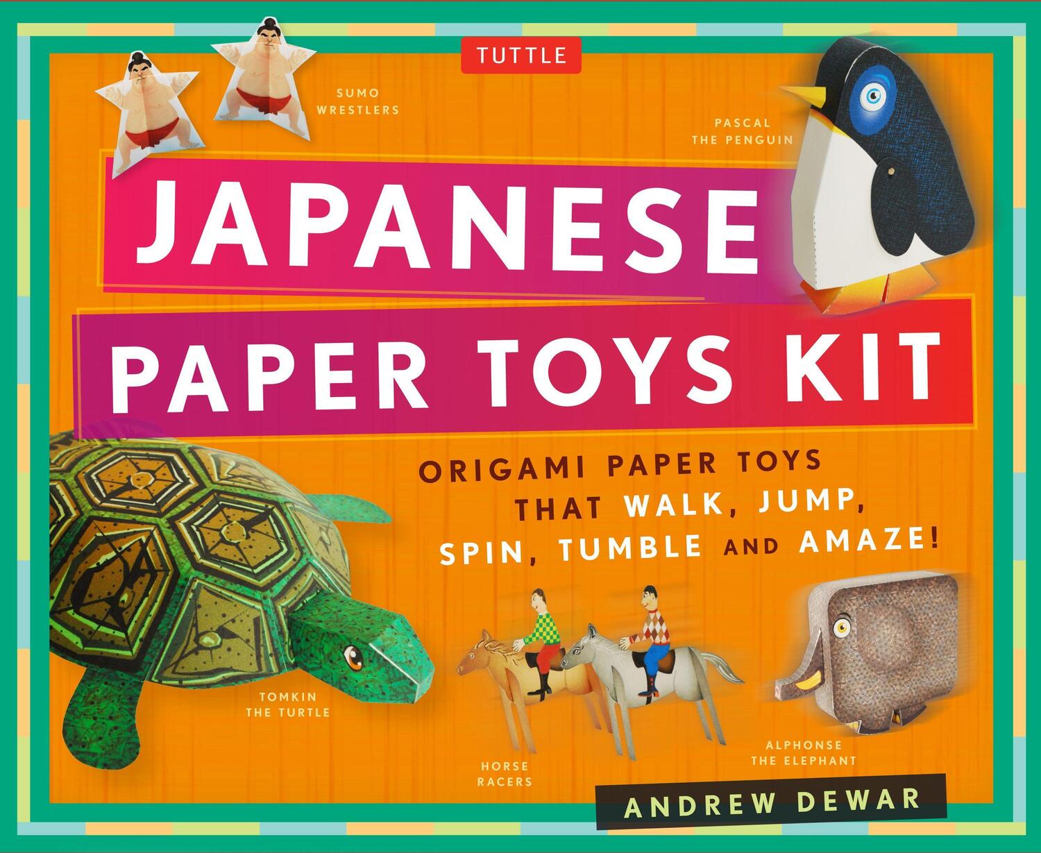 Cover: 9780804846325 | Japanese Paper Toys Kit: Origami Paper Toys That Walk, Jump, Spin,...