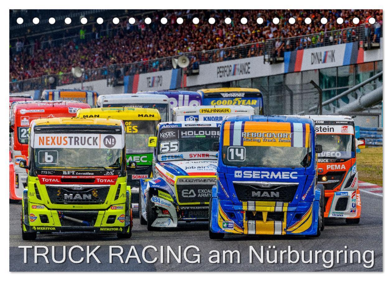 Cover: 9783383133930 | TRUCK RACING am Nürburgring (Tischkalender 2024 DIN A5 quer),...