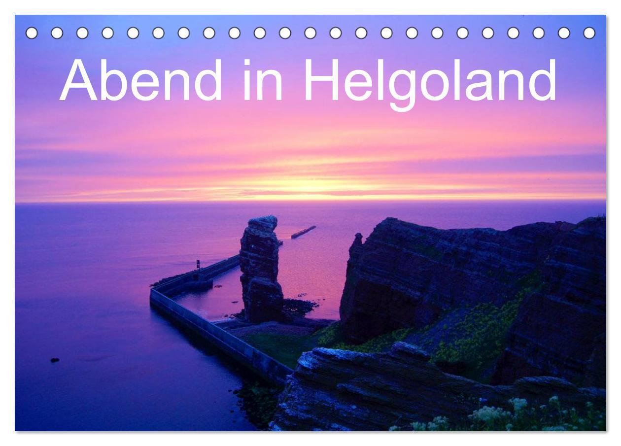 Cover: 9783383599156 | Abend in Helgoland (Tischkalender 2024 DIN A5 quer), CALVENDO...