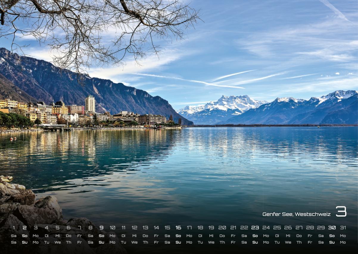 Bild: 9783986734367 | Schweiz - 2025 - Kalender DIN A3 | GP-Fever.de | Kalender | 15 S.