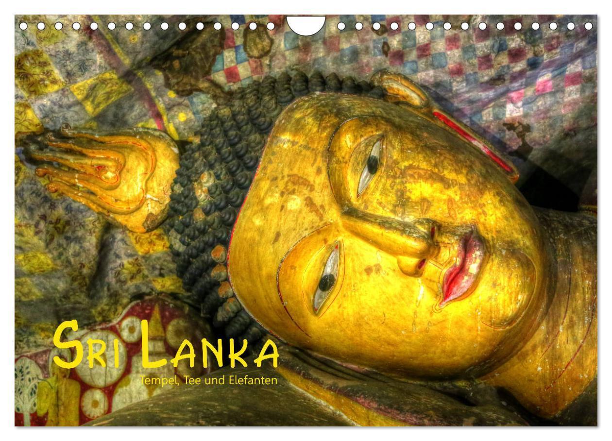 Cover: 9783383032097 | Sri Lanka - Tempel, Tee und Elefanten (Wandkalender 2024 DIN A4...