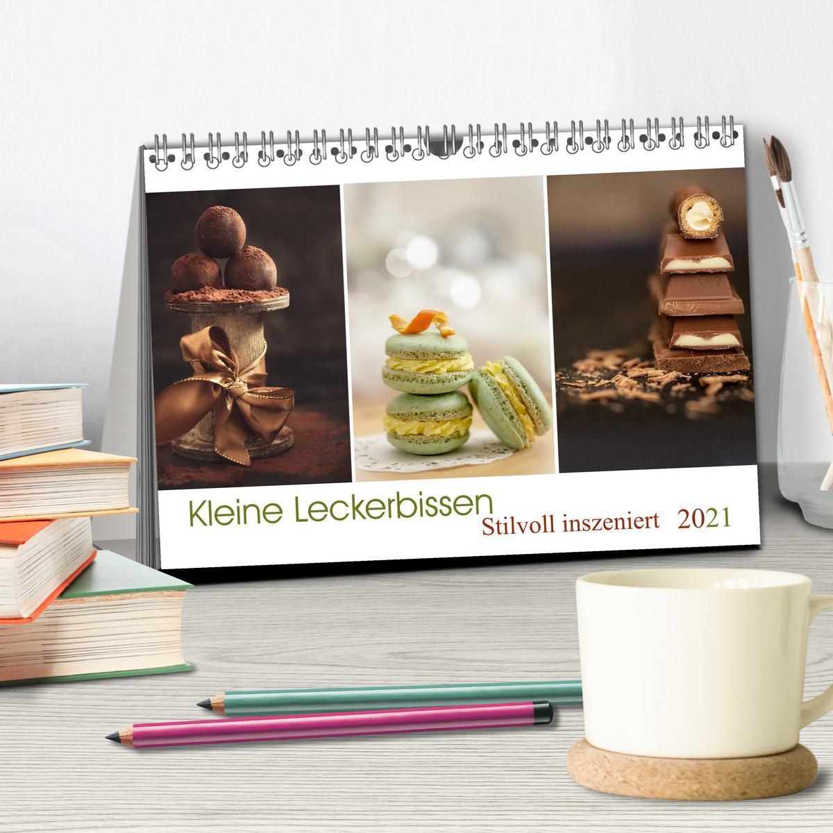 Bild: 9783435164493 | Kleine Leckerbissen - Stilvoll inszeniert (Tischkalender 2025 DIN...