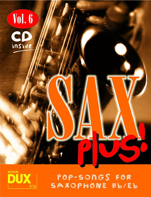 Cover: 9790500172000 | Sax Plus! Vol. 6 | Arturo Himmer | Buch + CD | Dux Edition