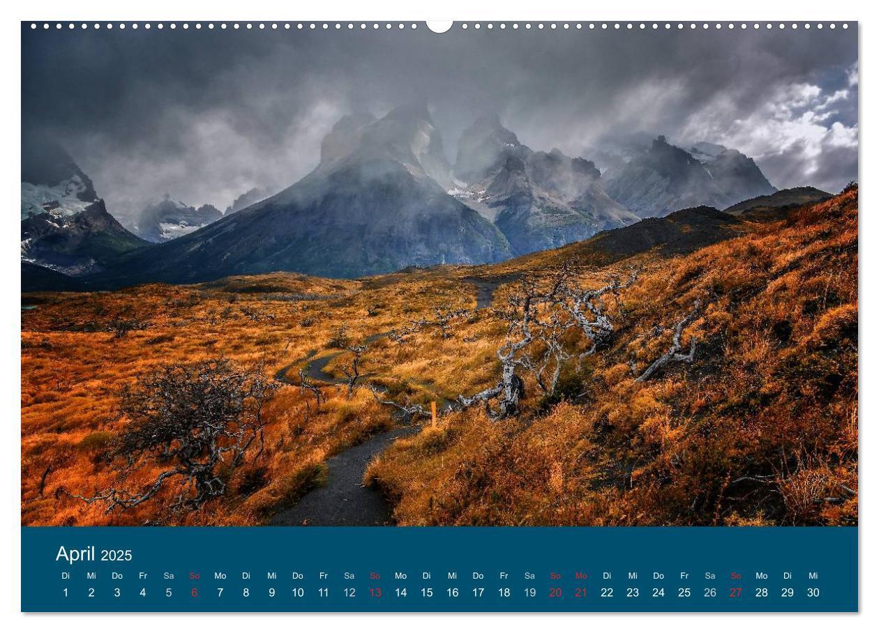 Bild: 9783435607747 | Farbenfrohes Patagonien (Wandkalender 2025 DIN A2 quer), CALVENDO...