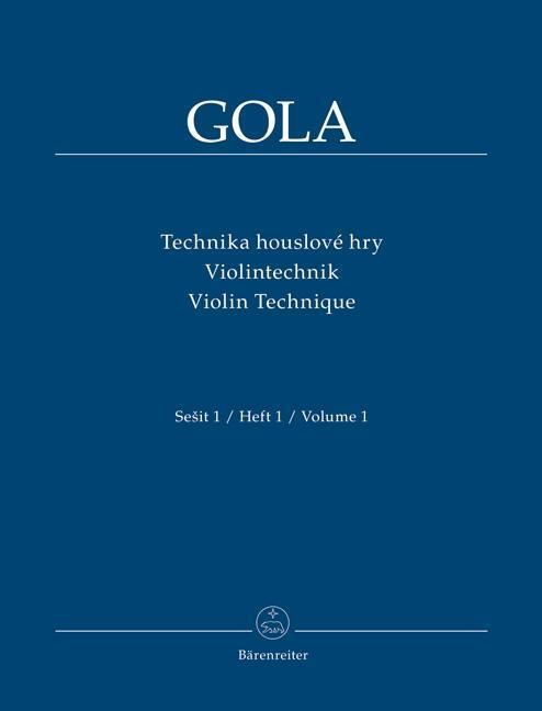 Cover: 9790260105911 | Violin Technique - Volume I | Zdenek Gola | Buch | Deutsch | 2013