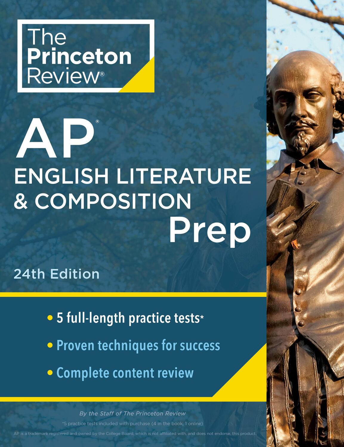 Cover: 9780593517116 | Princeton Review AP English Literature &amp; Composition Prep, 2024 | Buch