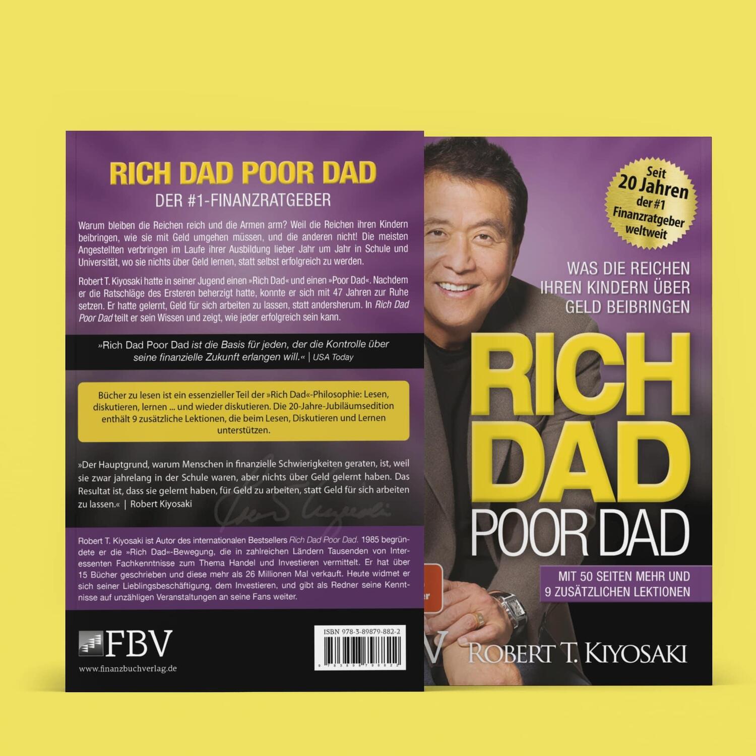 Rückseite: 9783898798822 | Rich Dad Poor Dad | Was die Reichen ihren Kindern über Geld beibringen