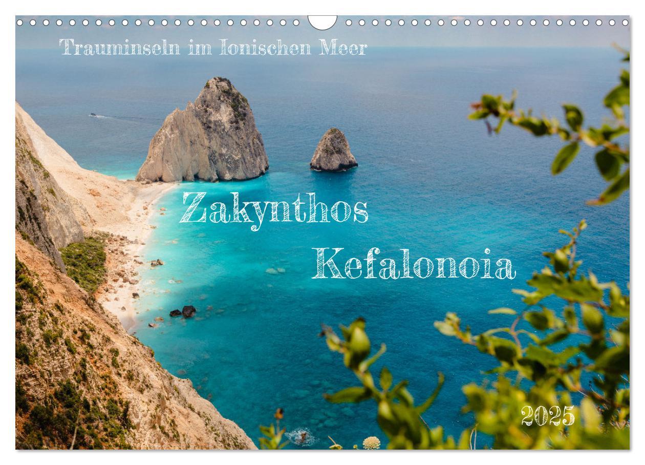 Cover: 9783383955747 | Zakynthos und Kefalonia Trauminseln im Ionischen Meer (Wandkalender...