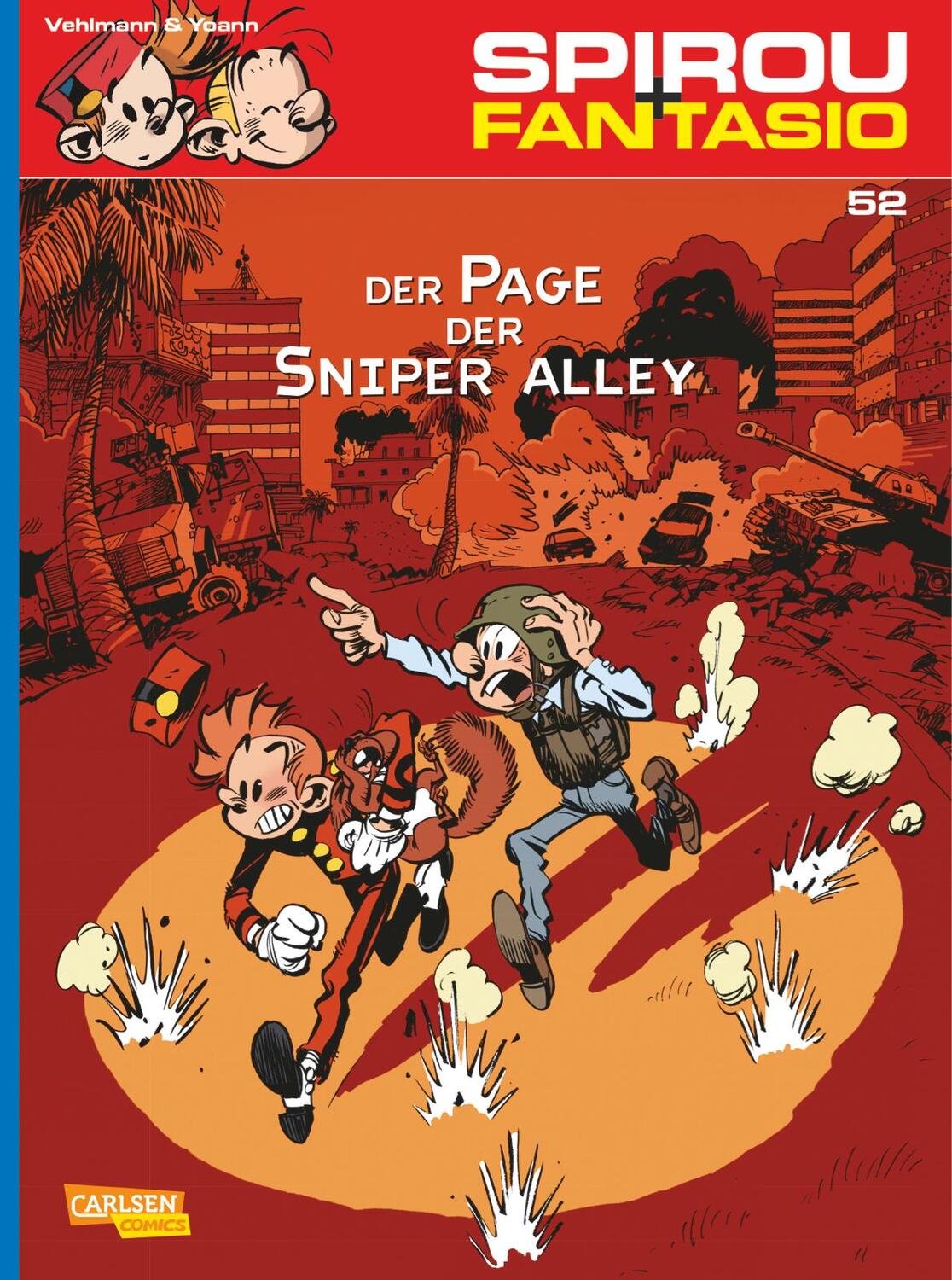 Cover: 9783551774620 | Spirou &amp; Fantasio 52: Der Page der Sniper Alley | Fabien Vehlmann