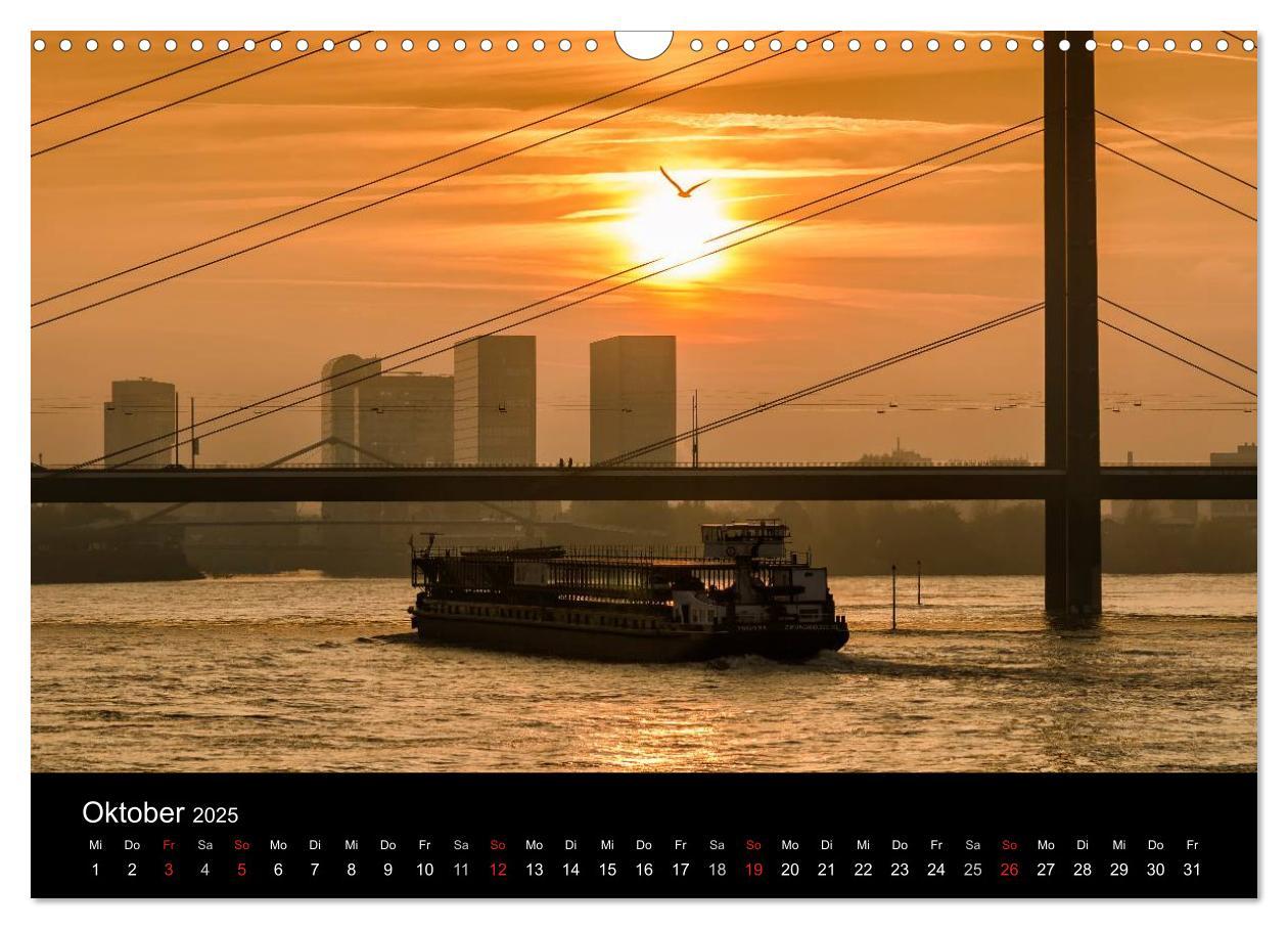 Bild: 9783435610969 | Düsseldorf - Rheinansichten (Wandkalender 2025 DIN A3 quer),...