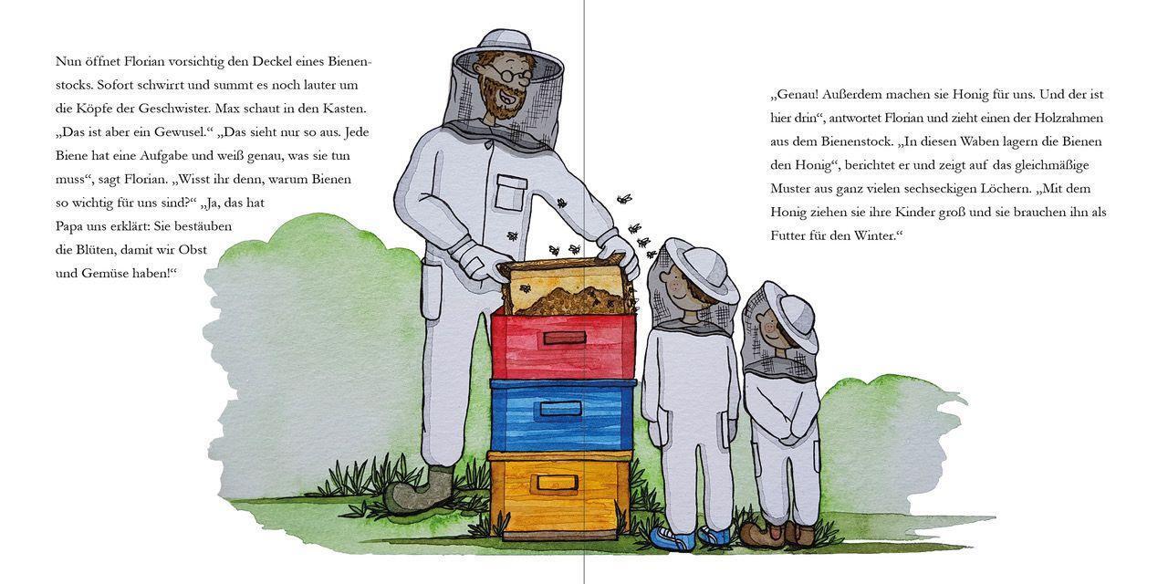 Bild: 9783948417017 | Lotte und Max besuchen die Bienen | Michaela Rosenbaum | Buch | 32 S.