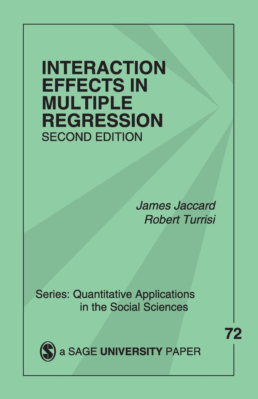 Cover: 9780761927426 | Interaction Effects in Multiple Regression | James Jaccard (u. a.)