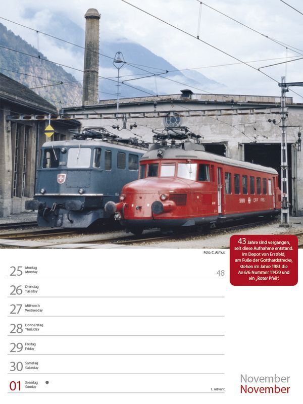 Bild: 9783731867968 | Eisenbahnen 2024 | Foto-Wochenkalender. Klimaneutrale Herstellung.