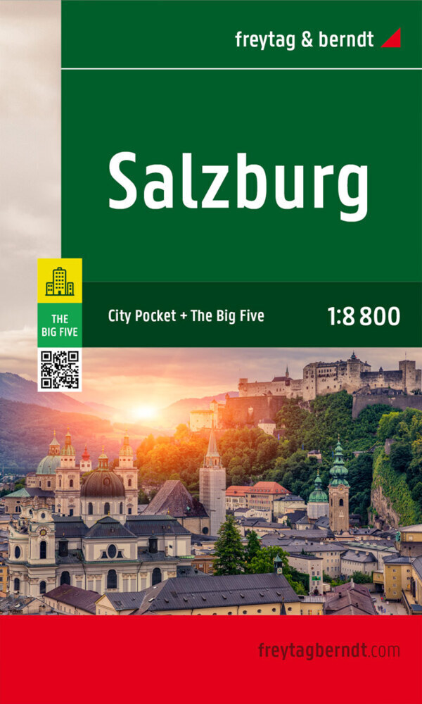 Cover: 9783707909319 | Salzburg, Stadtplan 1:8.800, freytag & berndt | Stück | Deutsch | 2021