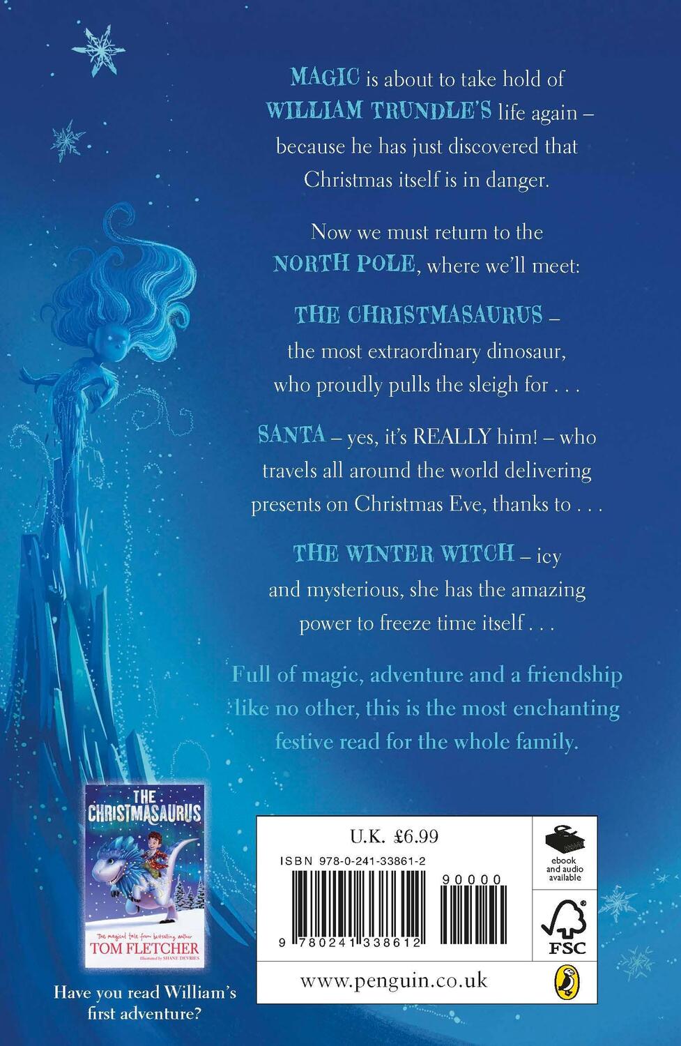 Rückseite: 9780241338612 | The Christmasaurus and the Winter Witch | Tom Fletcher | Taschenbuch