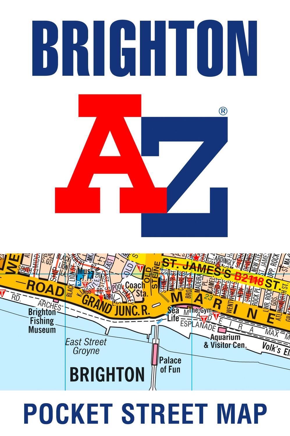Cover: 9780008388065 | Brighton A-Z Pocket Street Map | Geographers' A-Z Map Co Ltd | Buch