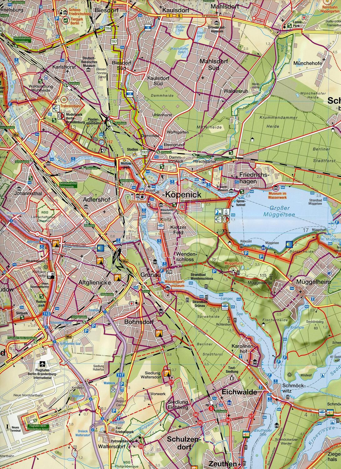 Bild: 9783866362635 | Fahrradkarte Berlin Süd 1:60.000 | (Land-)Karte | Deutsch | 2020