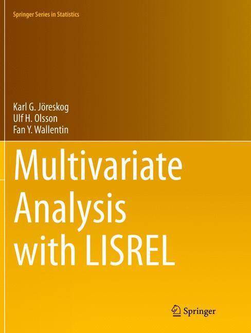 Cover: 9783319814407 | Multivariate Analysis with LISREL | Karl G. Jöreskog (u. a.) | Buch