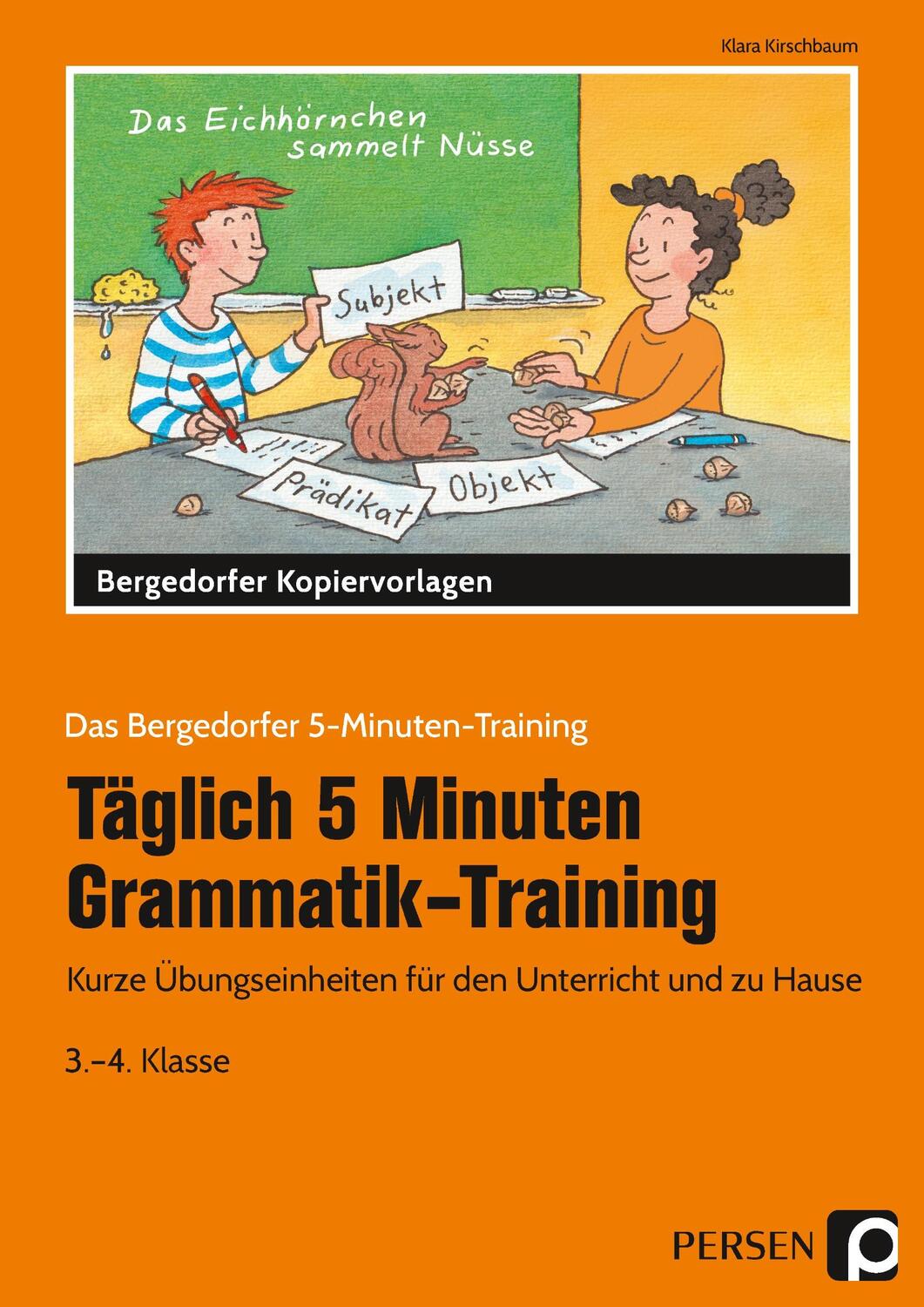 Cover: 9783403205692 | Täglich 5 Minuten Grammatik-Training | Klara Kirschbaum | Taschenbuch