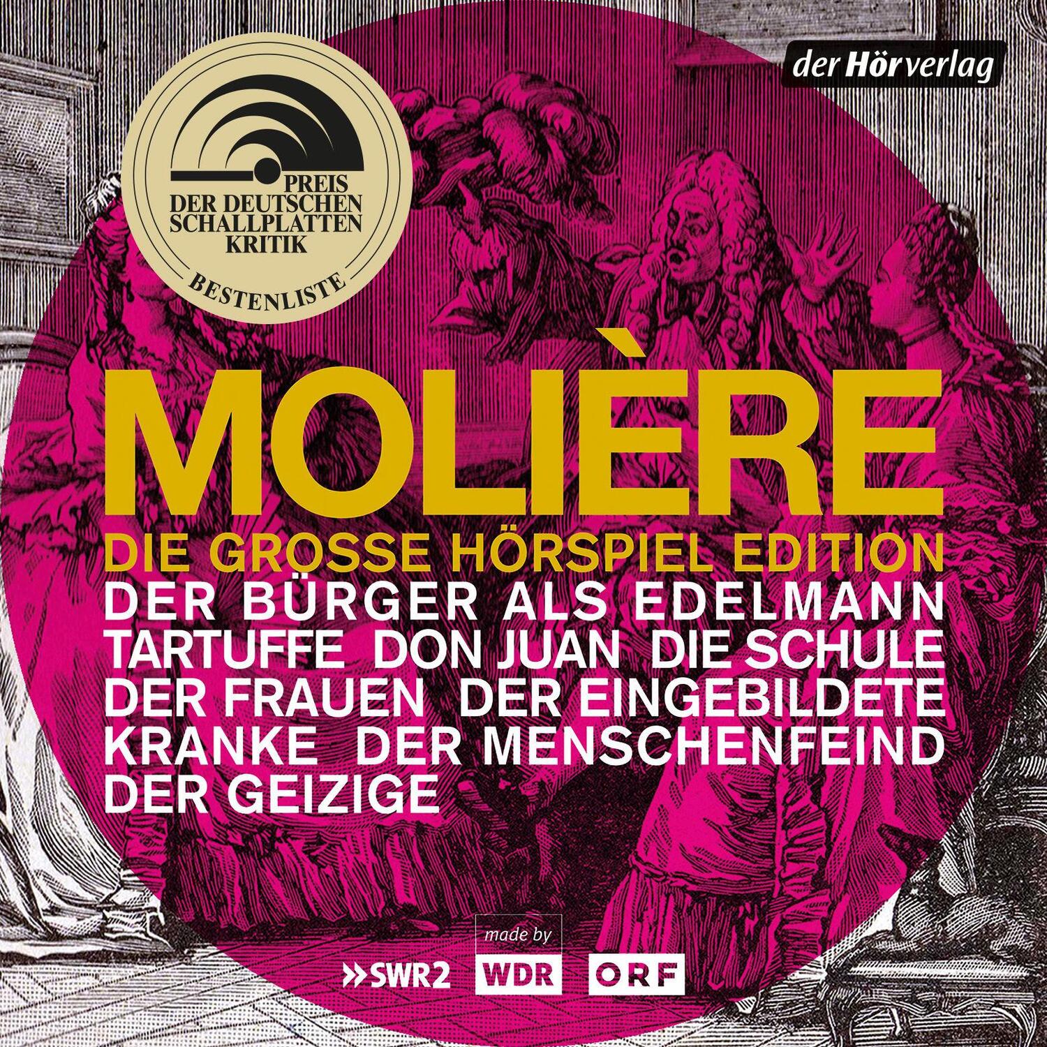 Bild: 9783844543087 | Die große Hörspiel-Edition | Molière | Audio-CD | 8 Audio-CDs | 2021