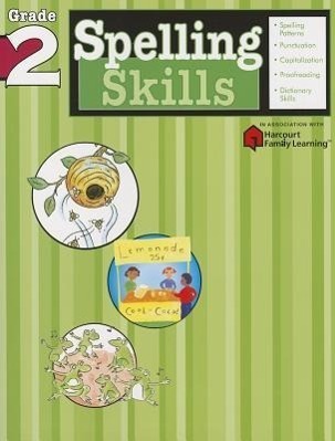 Cover: 9781411403833 | Spelling Skills: Grade 2 (Flash Kids Harcourt Family Learning) | Kids