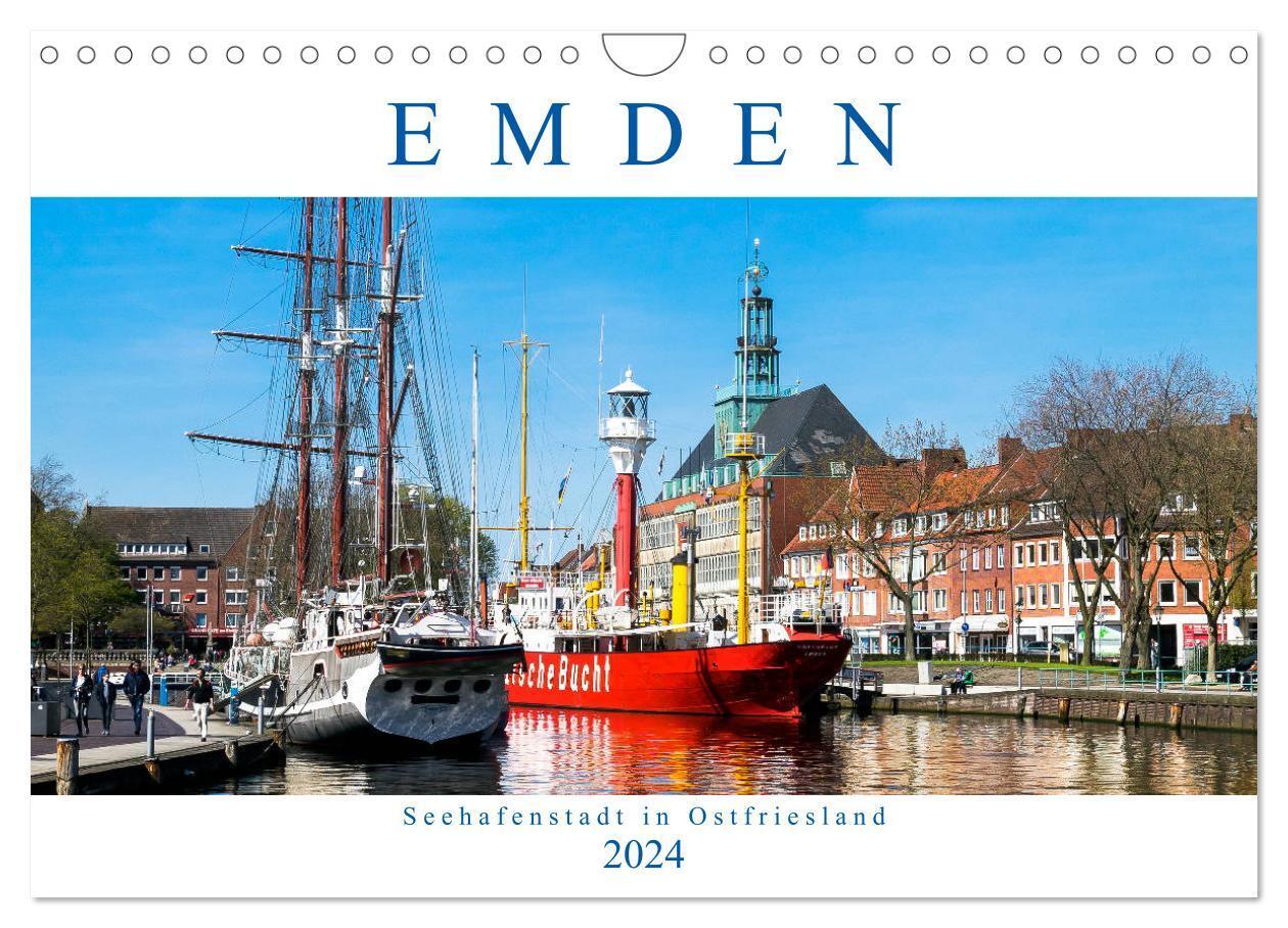 Cover: 9783383171796 | EMDEN, Seehafenstadt in Ostfriesland (Wandkalender 2024 DIN A4...