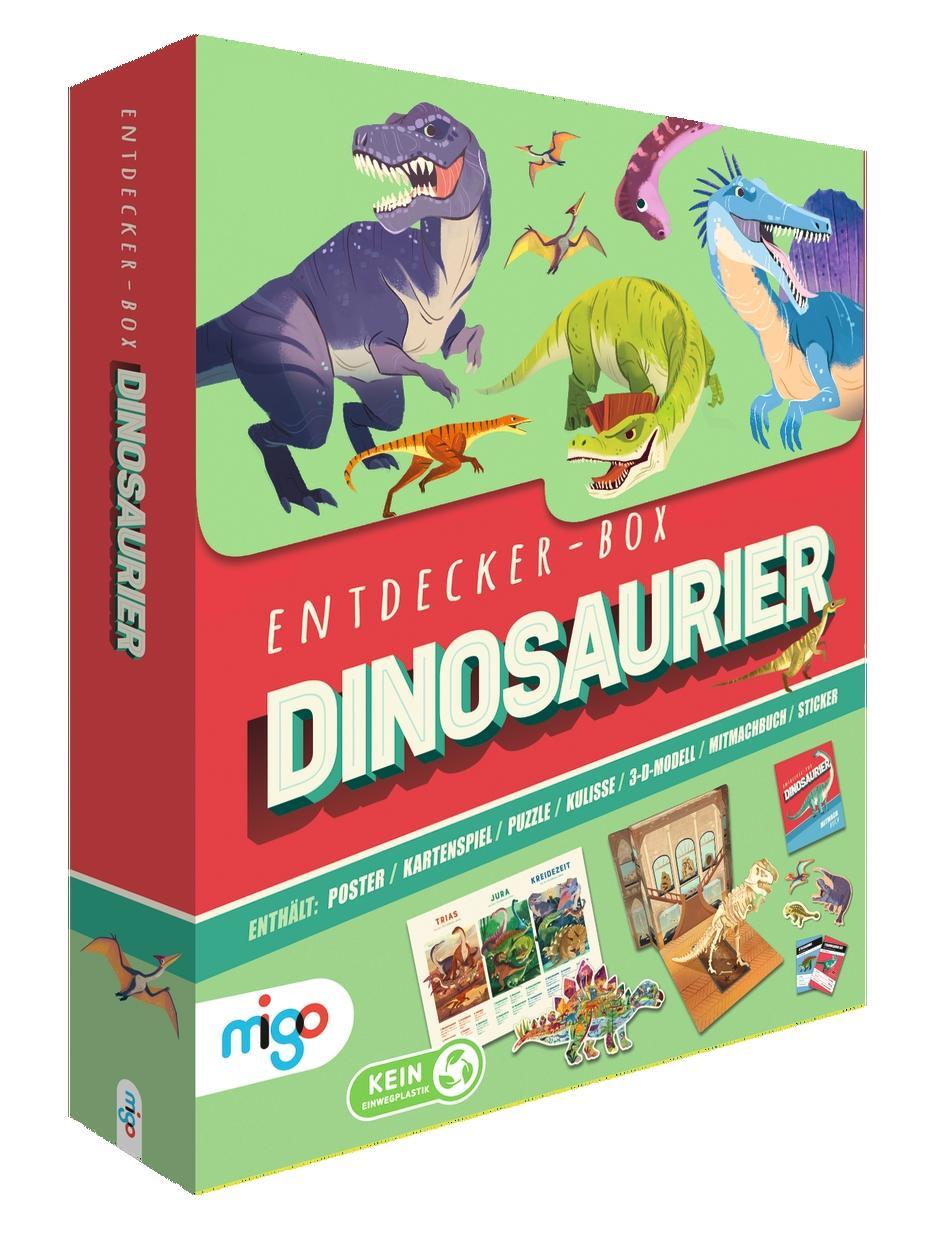 Cover: 4260688730354 | Entdecker-Box: Dinosaurier | Wednesday Jones | Box | Migo | 24 S.