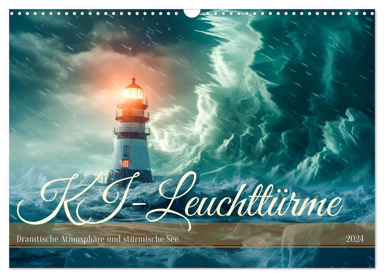 Cover: 9783383679377 | KI-Leuchttürme (Wandkalender 2024 DIN A3 quer), CALVENDO...
