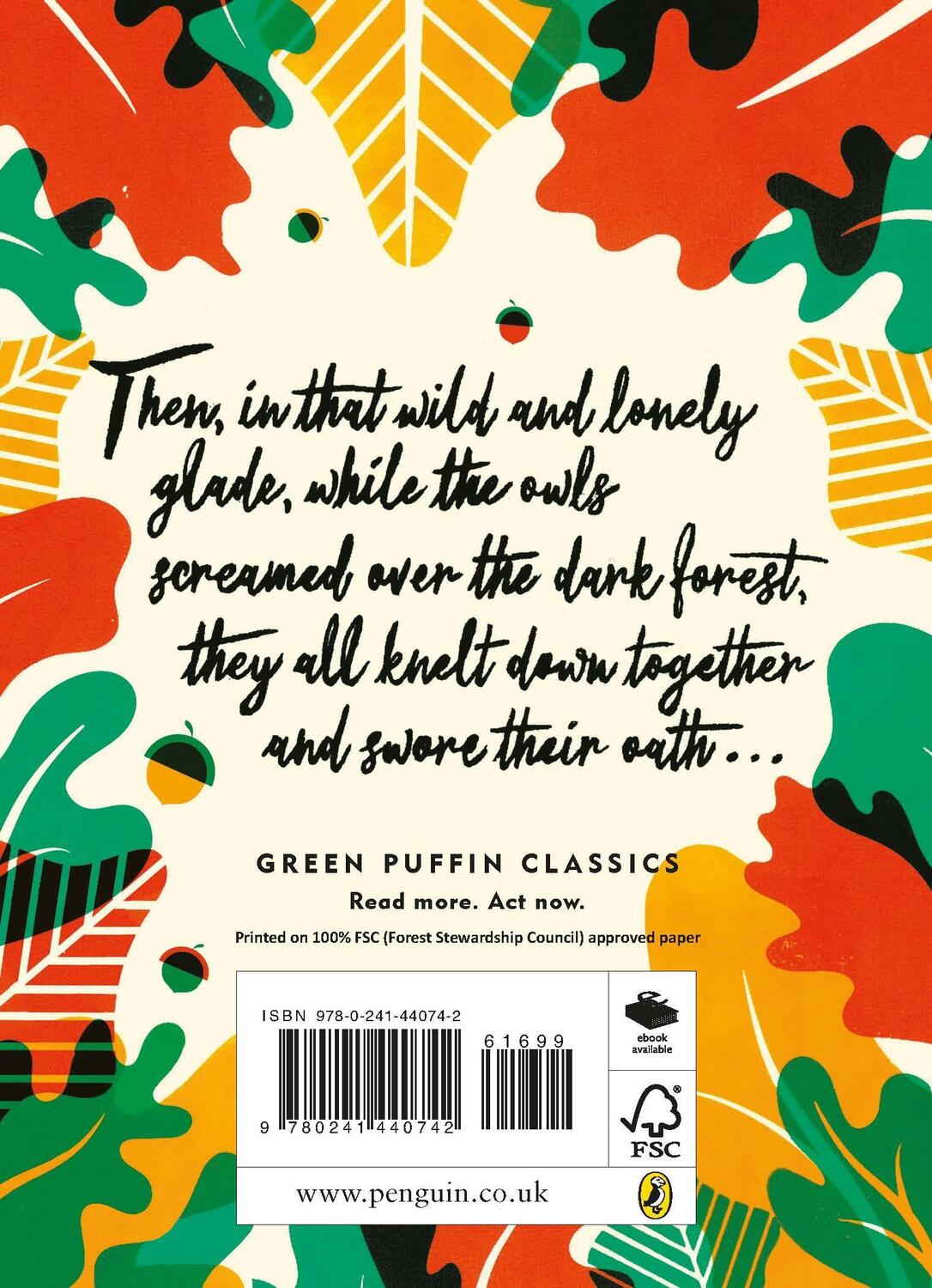 Rückseite: 9780241440742 | The Adventures of Robin Hood | Green Puffin Classics | Green | Buch