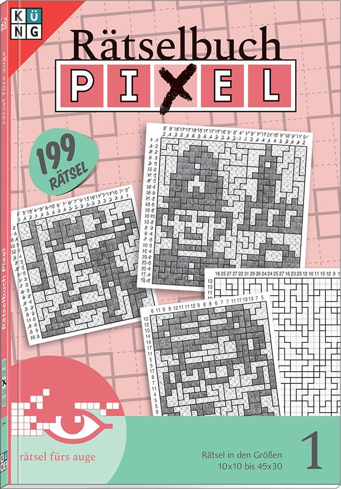 Cover: 9783905573732 | Pixel Rätselbuch 1 | Rätsel fürs Auge | Conceptis Puzzles | Buch