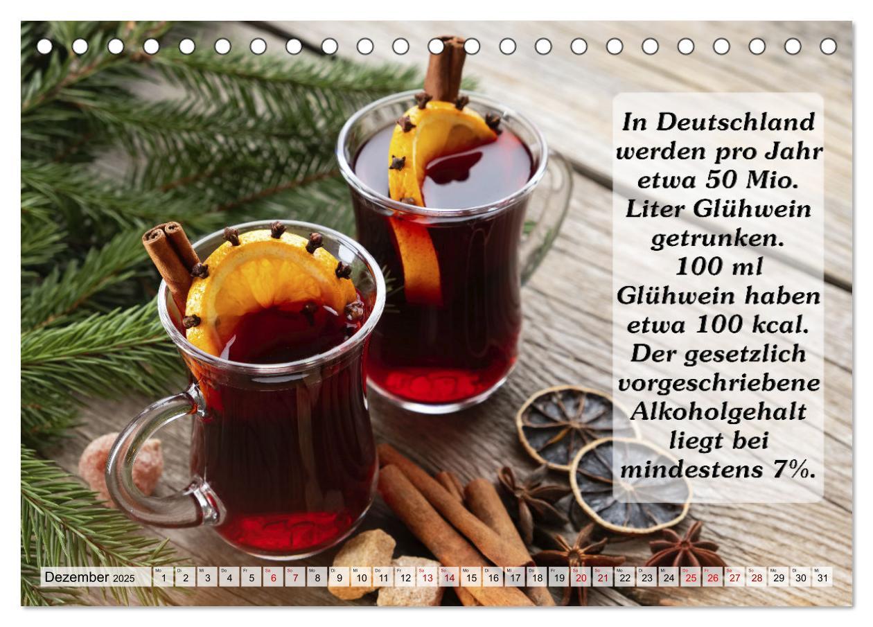 Bild: 9783435031207 | Wissenswertes über Wein (Tischkalender 2025 DIN A5 quer), CALVENDO...