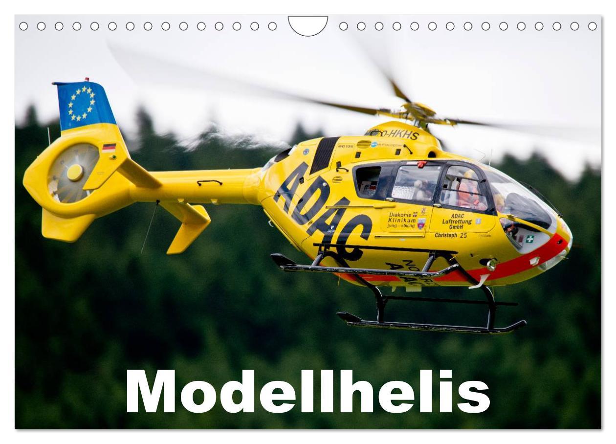 Cover: 9783435703333 | Modellhelis (Wandkalender 2025 DIN A4 quer), CALVENDO Monatskalender