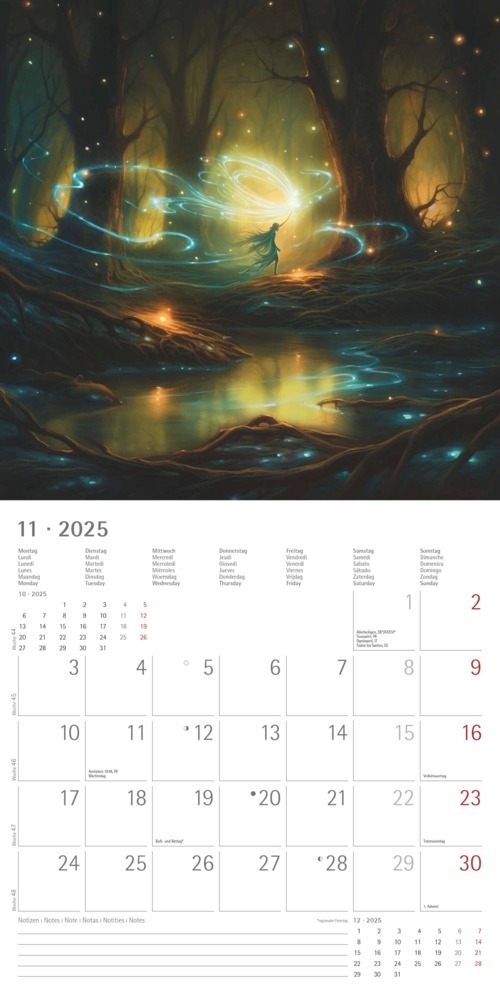 Bild: 4251732344337 | Alpha Edition - Medieval Fantasy 2025 Broschürenkalender, 30x30cm,...