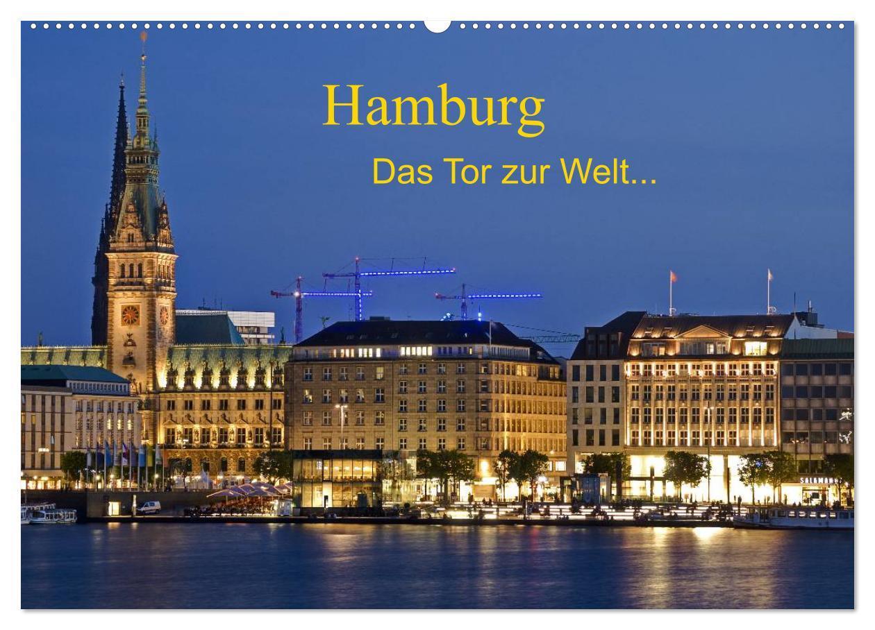 Cover: 9783435621385 | Hamburg . Das Tor zur Welt... (Wandkalender 2025 DIN A2 quer),...