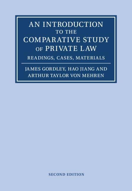 Cover: 9781108798884 | An Introduction to the Comparative Study of Private Law | Taschenbuch