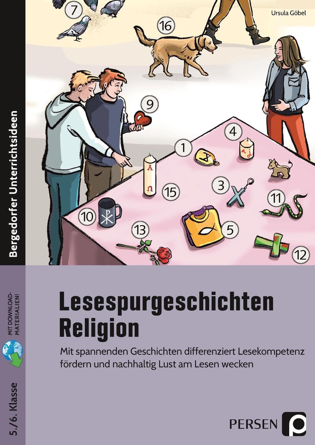 Cover: 9783403206415 | Lesespurgeschichten 5./6. Klasse - Religion | Ursula Göbel | Bundle