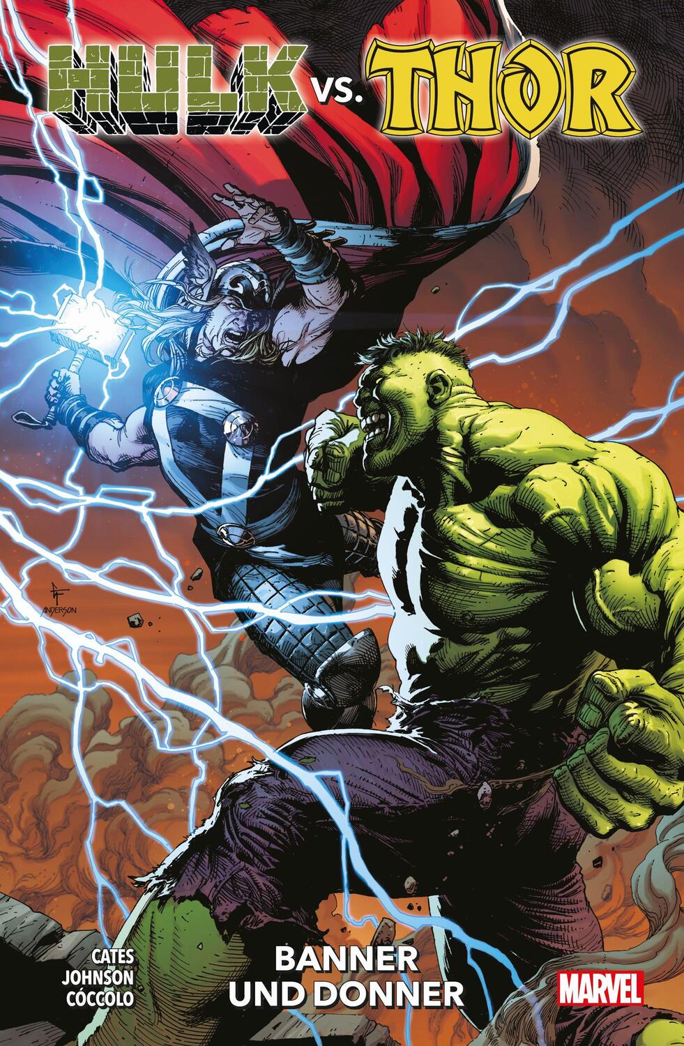 Cover: 9783741631412 | Hulk vs. Thor: Banner und Donner | Donny Cates (u. a.) | Taschenbuch