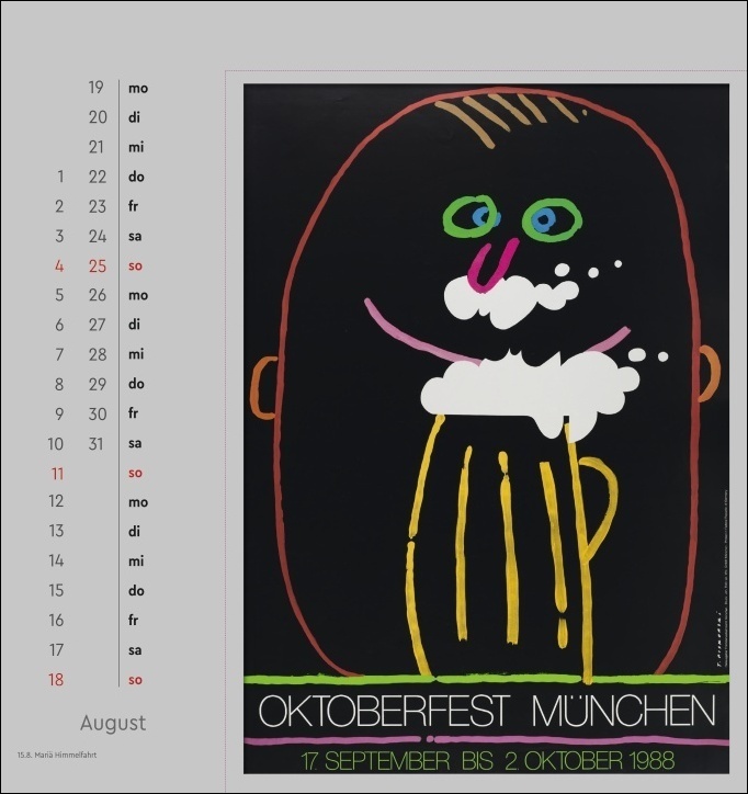 Bild: 9783756409082 | Oktoberfest Postkartenkalender 2024. Wiesn-Souvenir, das in jeden...