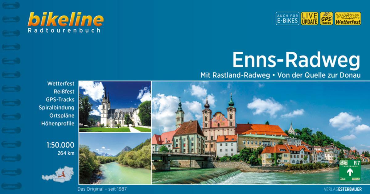 Cover: 9783711100429 | Enns-Radweg | Esterbauer Verlag | Taschenbuch | Spiralbindung | 2022