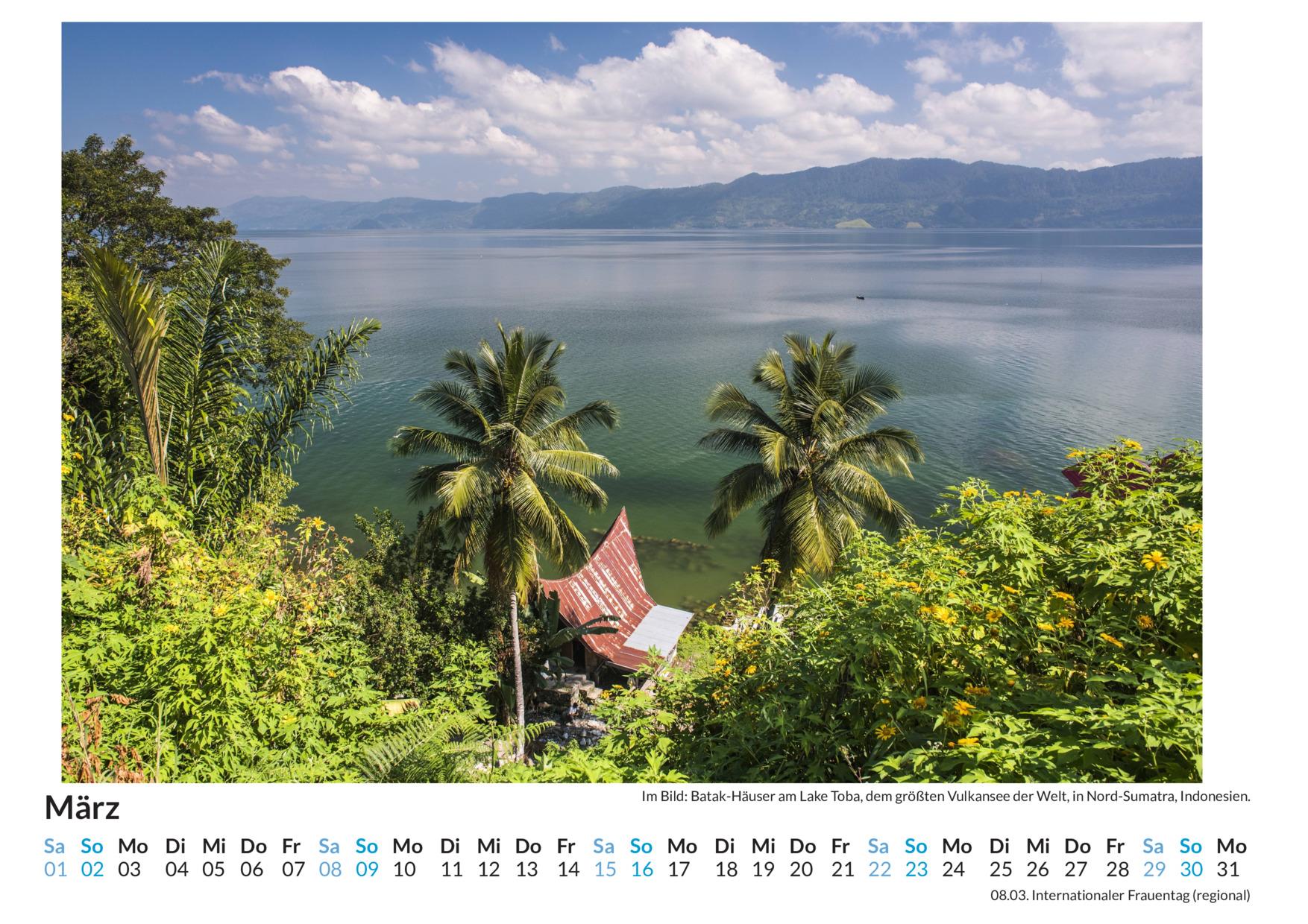 Bild: 9783759123565 | Sumatra - (Wandkalender 2025, Kalender DIN A4 quer, Monatskalender...