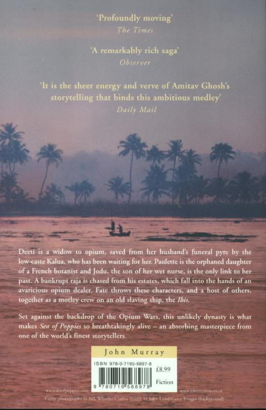 Rückseite: 9780719568978 | Sea of Poppies | Amitav Ghosh | Taschenbuch | 533 S. | Englisch | 2009