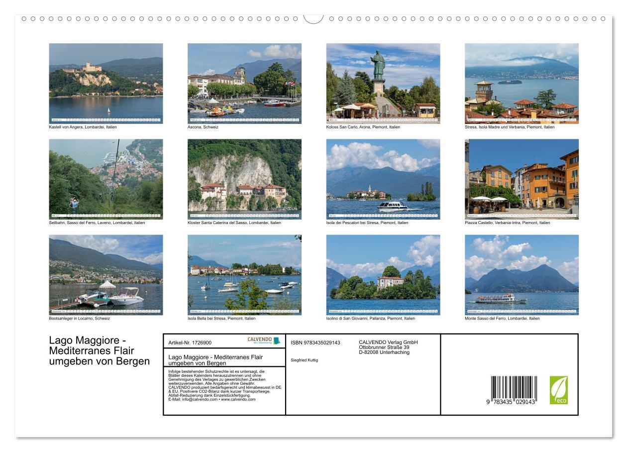 Bild: 9783435029143 | Lago Maggiore - Mediterranes Flair umgeben von Bergen (Wandkalender...