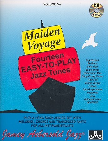 Cover: 9781562242121 | Maiden Voyage Vol. 54 | Jamey Aebersold Play-A-Long | Aebersold