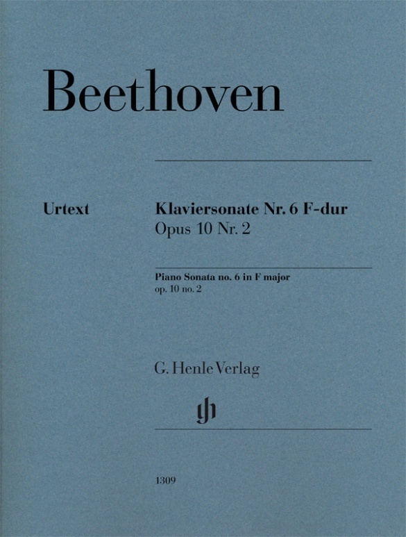 Cover: 9790201813097 | Beethoven, Ludwig van - Klaviersonate Nr. 6 F-dur op. 10 Nr. 2 | Buch