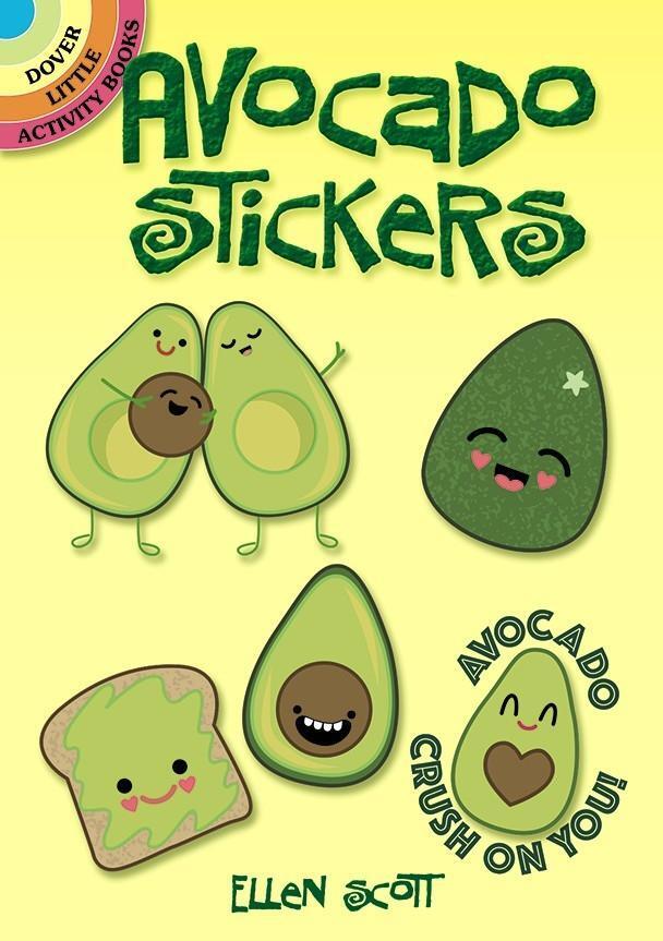Cover: 9780486825069 | Avocado Stickers | Ellen Scott | Taschenbuch | Englisch | 2018