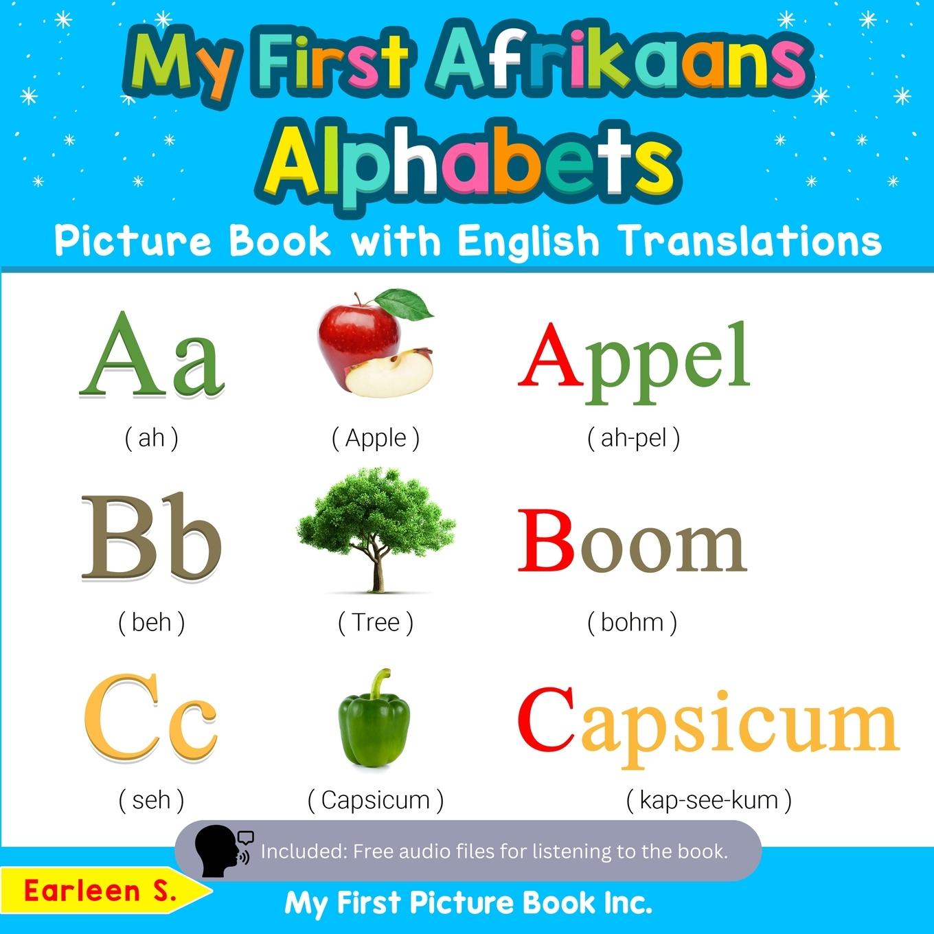 Cover: 9780369600257 | My First Afrikaans Alphabets Picture Book with English Translations