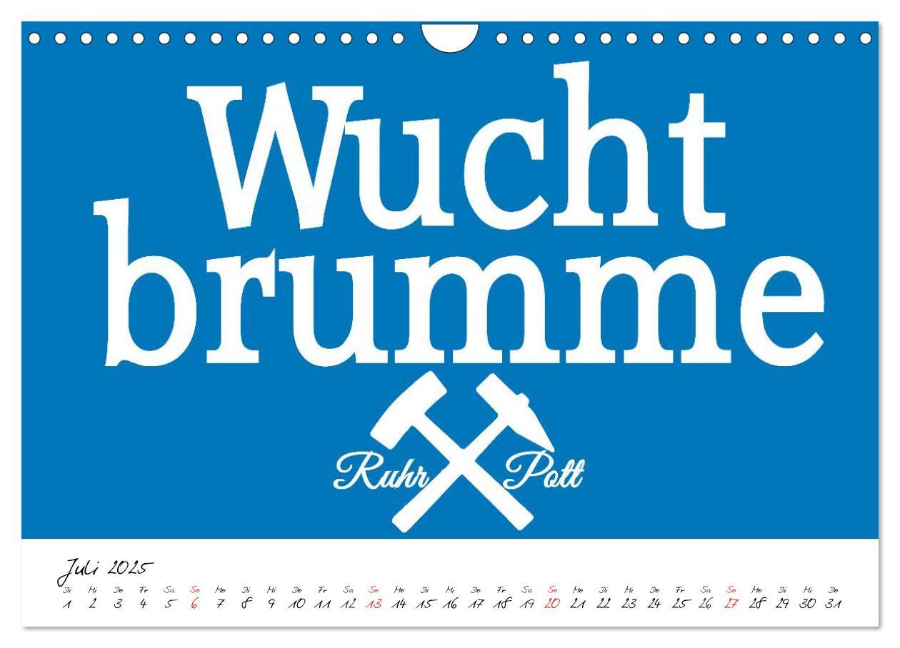 Bild: 9783435488995 | Ruhrpott Vokabeln (Wandkalender 2025 DIN A4 quer), CALVENDO...