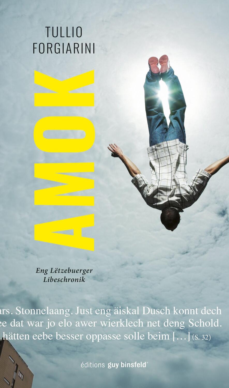 Cover: 9782919822034 | Amok | Eng Lëtzebuerger Libeschronik | Tullio Forgiarini | Taschenbuch