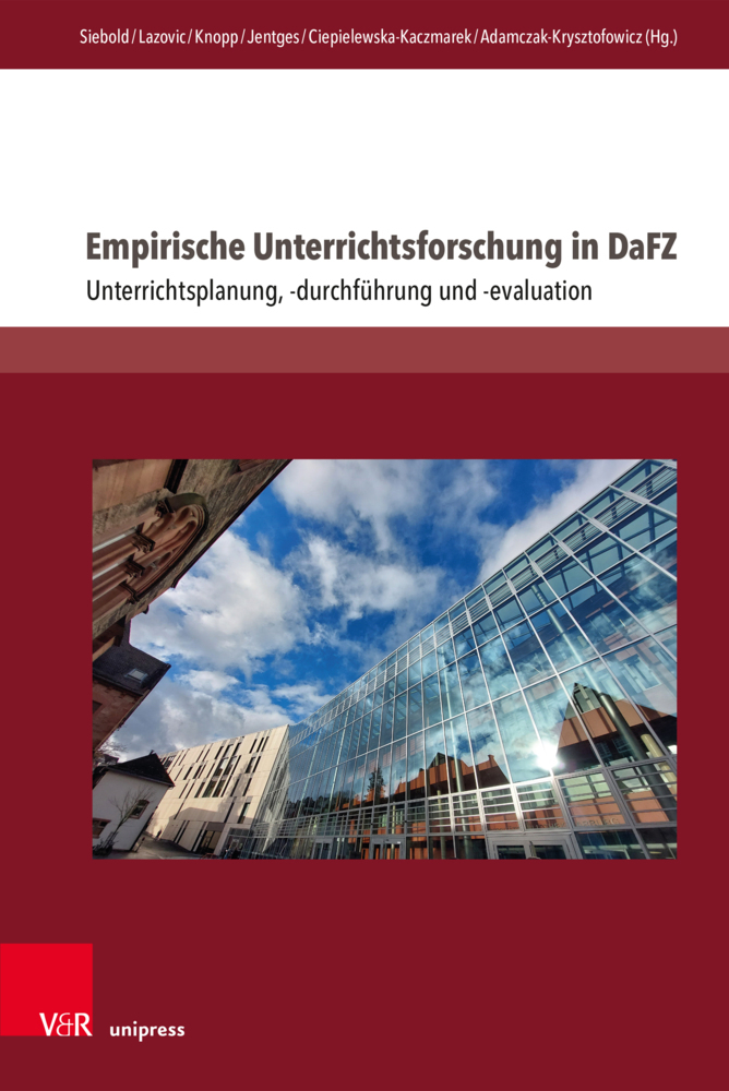 Cover: 9783847116967 | Empirische Unterrichtsforschung in DaFZ | Kathrin Siebold (u. a.)